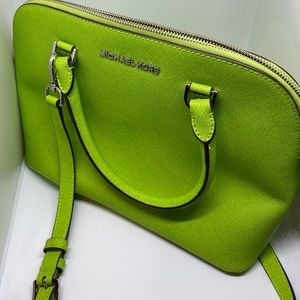 Michael Kors lime green purse...new never used